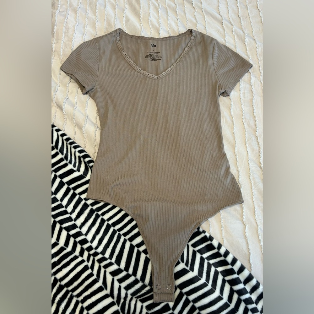 Beige bodysuit